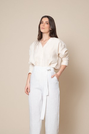 Oversized Linen Shirt from Urbankissed