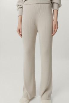 The Merino Wool Ribbed Pants - Pearl via Urbankissed