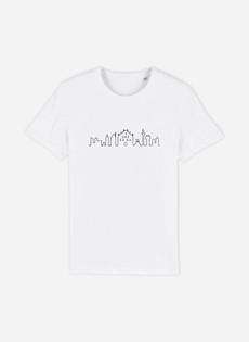 Embroidered Skyline - Milan | Organic Cotton T-shirts from Urbankissed