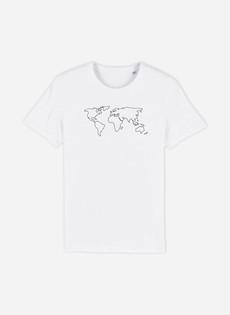 Embroidered Skyline - World | Organic Cotton T-shirts via Urbankissed