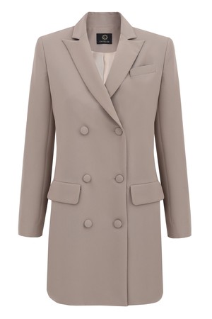 Jacket Dress Beige from Urbankissed