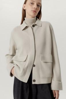 The Merino Wool Jacket - Pearl via Urbankissed