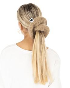 XL Mohair Scrunchie - Mocha via Urbankissed