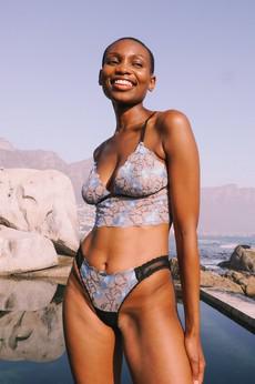 Kinsley - Lace Longline Bralette With Lace Up Back via Urbankissed