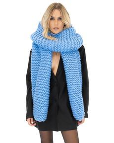 Straight Ribbed Scarf - Blue from Urbankissed