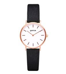 Rose Gold & Piñatex Watch | Petite via Votch