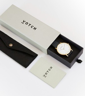 Rose Gold & Black Watch | Petite from Votch