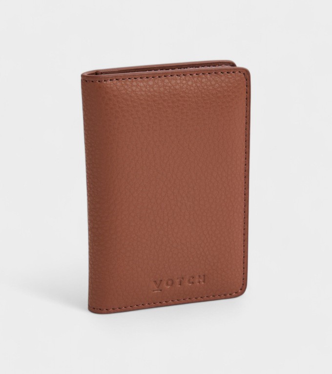 Wilf Vegan Bio-Based Bamboo Bifold Wallet in Brown from Votch