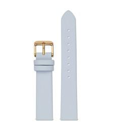 Light blue with brushed gold buckle | 18mm via Votch