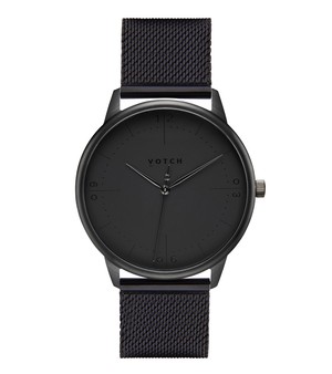 Black & Black with Black Watch | Aalto Mesh from Votch