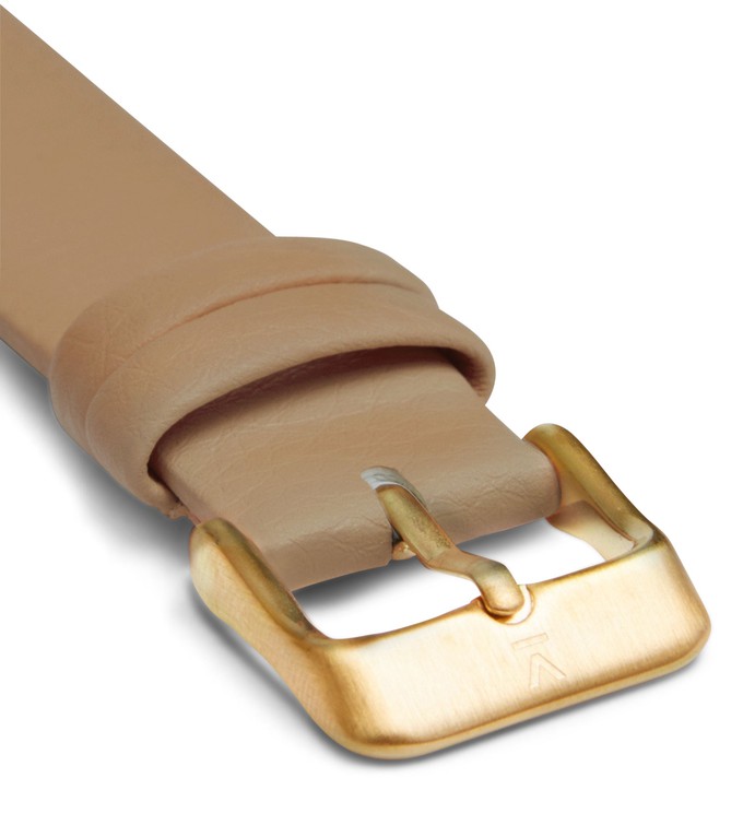 Tan with brushed gold buckle | 20mm from Votch