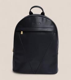 Laurie Vegan Bio-Based Bamboo Leather Backpack in Black via Votch