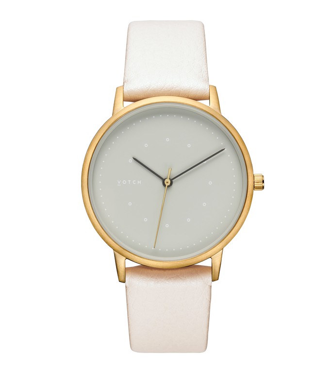 Gold and Off White with Grey Watch | Lyka from Votch