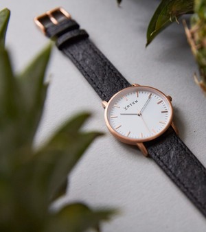 Rose Gold & Piñatex Watch | Moment from Votch