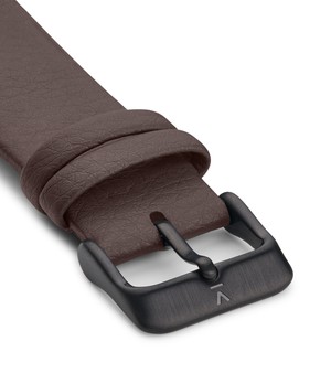 BROWN WITH BRUSHED BLACK BUCKLE | 20MM from Votch