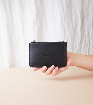 AppleSkin All Black Card Holder | Classic Essentials from Votch