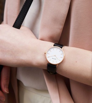 Rose Gold & Black Watch | Petite from Votch