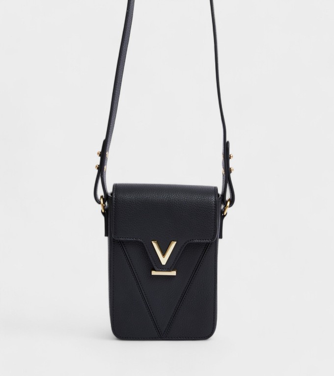 Luna Phone Bag in Black with FREE Elia Card Holder and Raya Keyring from Votch