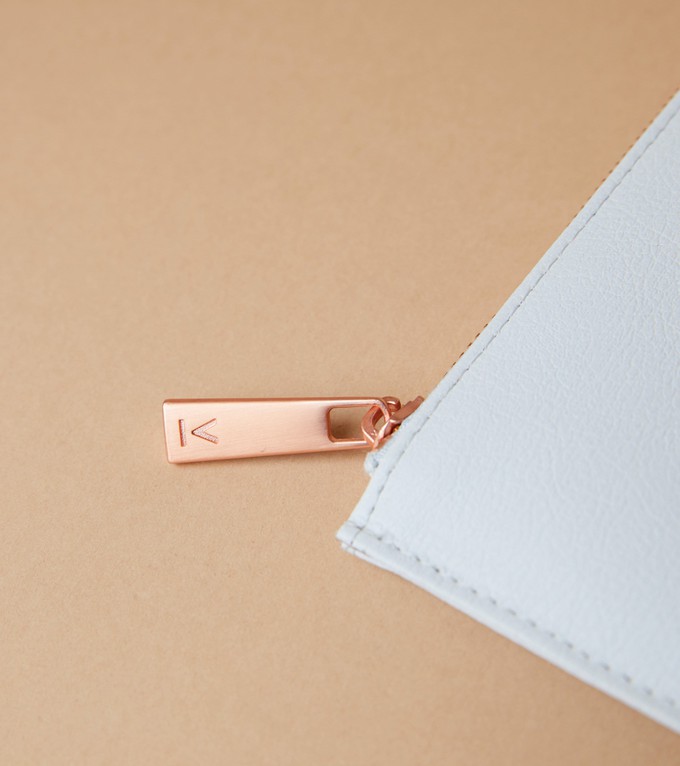 AppleSkin Light Grey & Rose Gold Card Holder | Classic Essentials from Votch