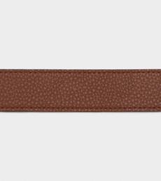 Olive Vegan Bio-Based Bamboo Classic belt in brown via Votch