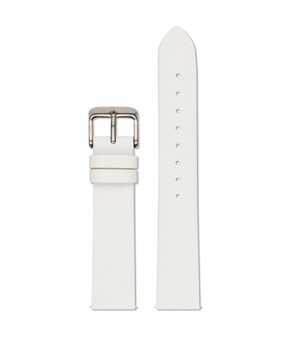 Off white with brushed silver buckle | 18mm from Votch