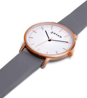 Rose Gold & Slate Grey Watch | Moment Gift Set from Votch