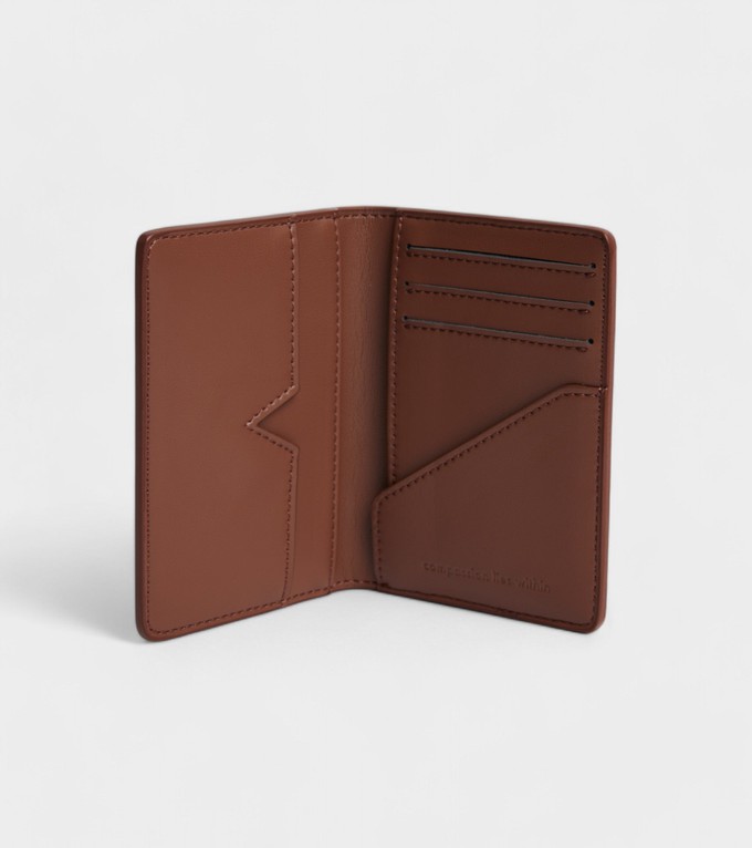 Wilf Vegan Bio-Based Bamboo Bifold Wallet in Brown from Votch