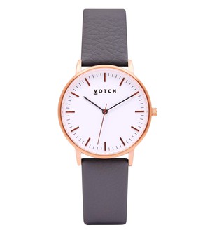 Rose Gold & Slate Grey Watch | Moment Gift Set from Votch