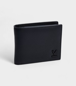 Reuben Vegan Bio-Based Bamboo Coin Wallet in Black from Votch