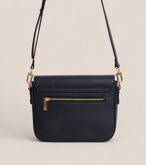 Margot Vegan Bio-Based Bamboo Leather Crossbody in Black from Votch