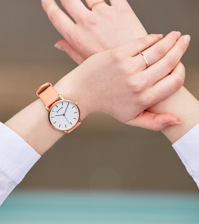 Rose Gold & Coral Watch | Moment from Votch