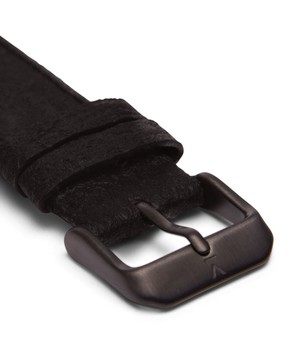 Piñatex Black with brushed black buckle | 18mm from Votch