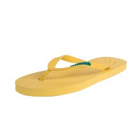 Natural Rubber Flip Flop – Yellow from Waves Flip Flops