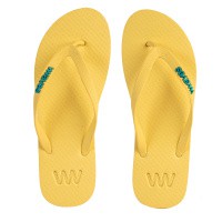 Natural Rubber Flip Flop – Yellow from Waves Flip Flops