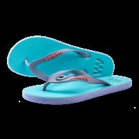 Natural Rubber Flip Flop – Blue Two Tone via Waves Flip Flops