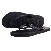 Natural Rubber Flip Flop – Black from Waves Flip Flops