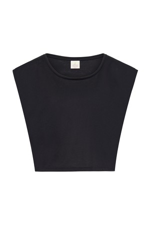 Cropped Dance Vest - Caviar Black from Wellicious