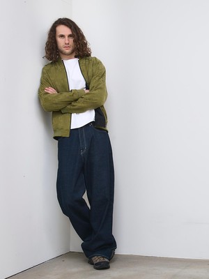Fred Reversible Bomber Jacket moss/black from Yahmo