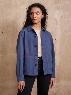 Otti Embroidered Workwear Jacket blue from Yahmo