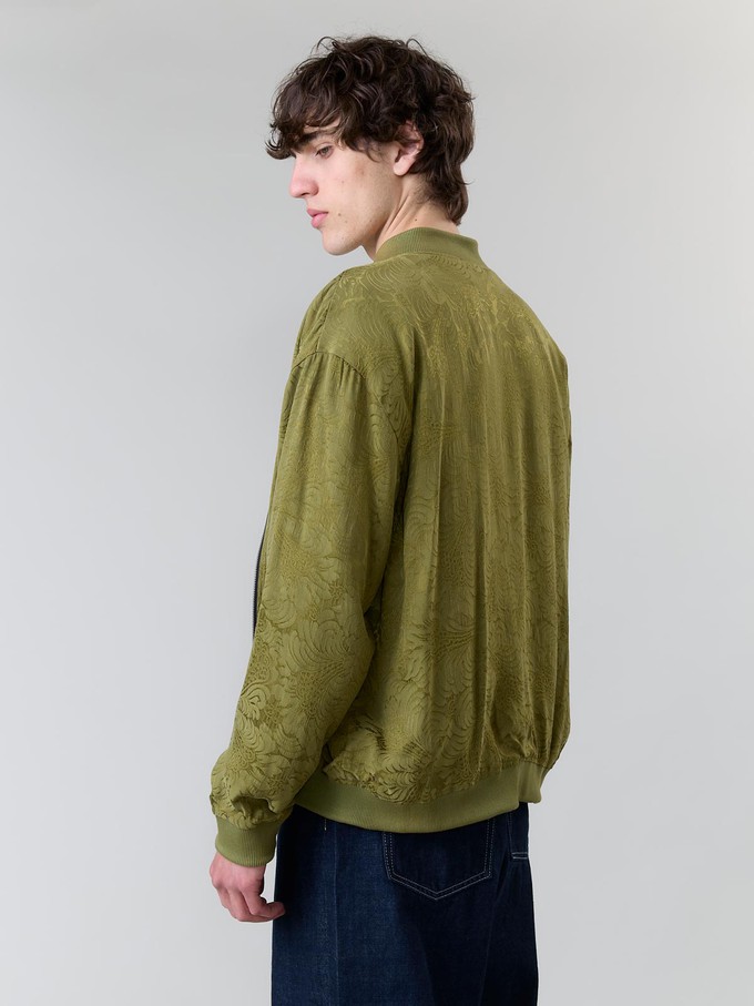 Fred Reversible Bomber Jacket moss/black from Yahmo