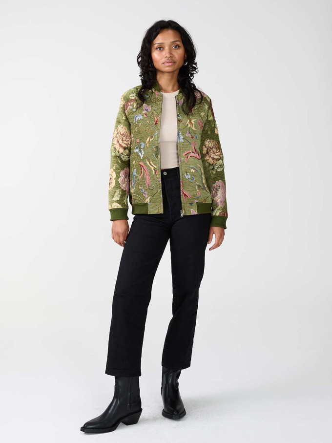 Jette Reversible Bomber Jacket garden/wine from Yahmo