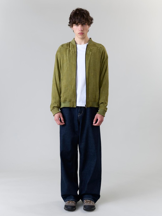 Fred Reversible Bomber Jacket moss/black from Yahmo