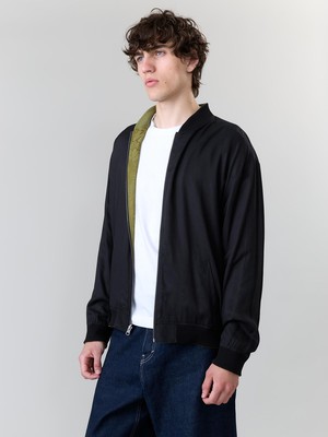 Fred Reversible Bomber Jacket moss/black from Yahmo