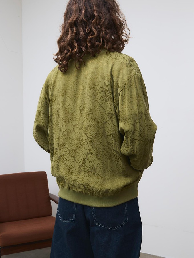 Fred Reversible Bomber Jacket moss/black from Yahmo