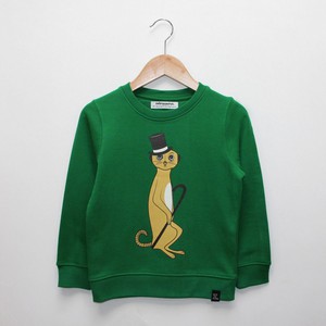 Kids sweater ‘Meerkat’ – Green from zebrasaurus