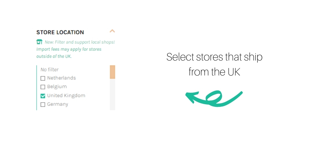 store location filter